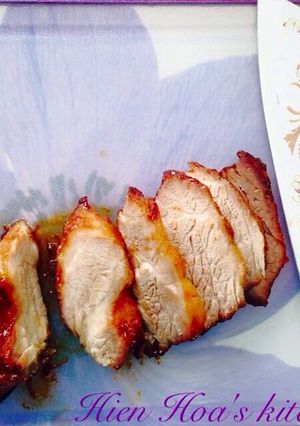 Hình của món Xá xíu kiểu Tàu (Chinese BBQ Pork or Char Siu).
