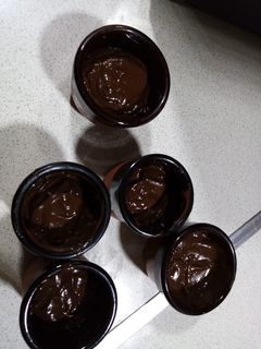 Una foto de Mousse de chocolate