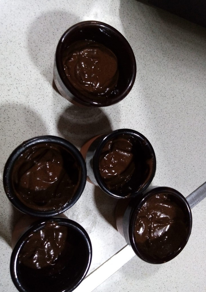 Una foto de Mousse de chocolate