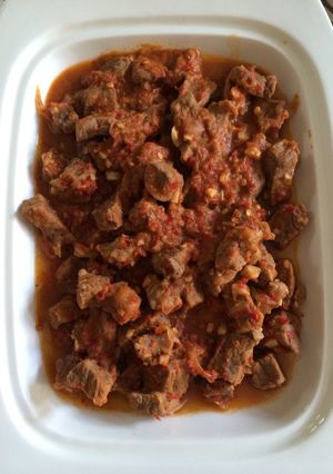 Foto resep Daging ala Terasi Pedas
