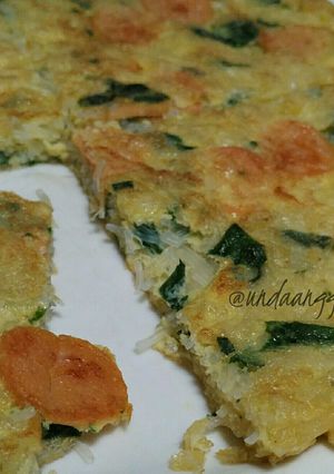 Foto resep Omelet Bayam