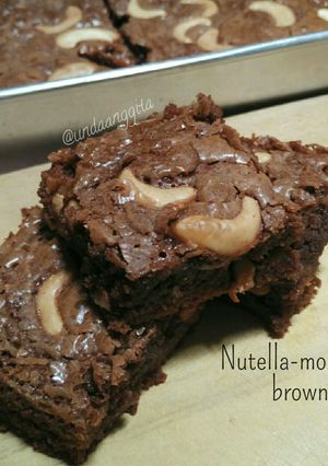 Foto resep Nutella-mocaf brownies