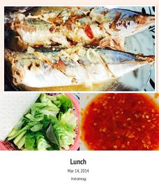 cá cuốn bánh tráng rau sống