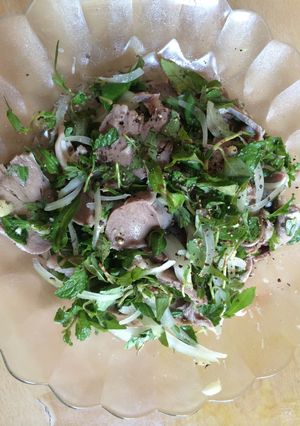 Hình của món Lưỡi trộn.