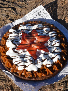 Una foto de Brownie con cacao!