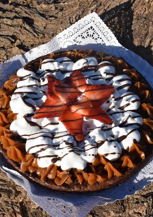 Una foto de Brownie con cacao!