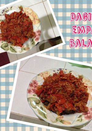 Foto resep Daging Empal Balado bikin nagih