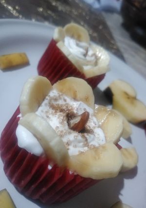 Una foto de Muffins de plátano y nuez 🍌🌰