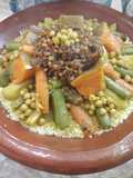 Couscous with Vegetables and Tfaya