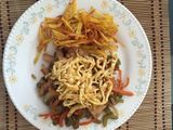 Wok de pollo y verduras 