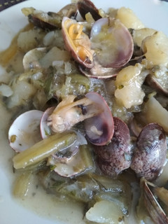Una foto de Borrajas con almejas Receta 5*