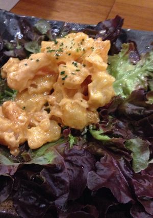Una foto de Tempura picante de langostino tigre