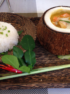 Una foto de Curry khmer de pollo, cocina Birmana