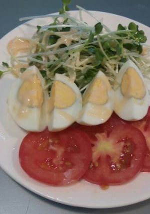 Hình của món salad trứng.