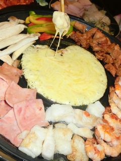 รูปของ หมูจุ่มชีส(ปิ้งย่างเกาหลีจุ่มชีส)😋