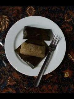 Foto resep lepet pisang ketan