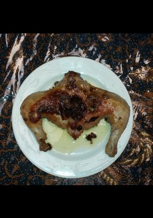 Foto resep Ayam panggang bawang simple bingits