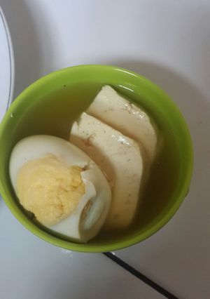 Foto resep Sup tahu telur ebi