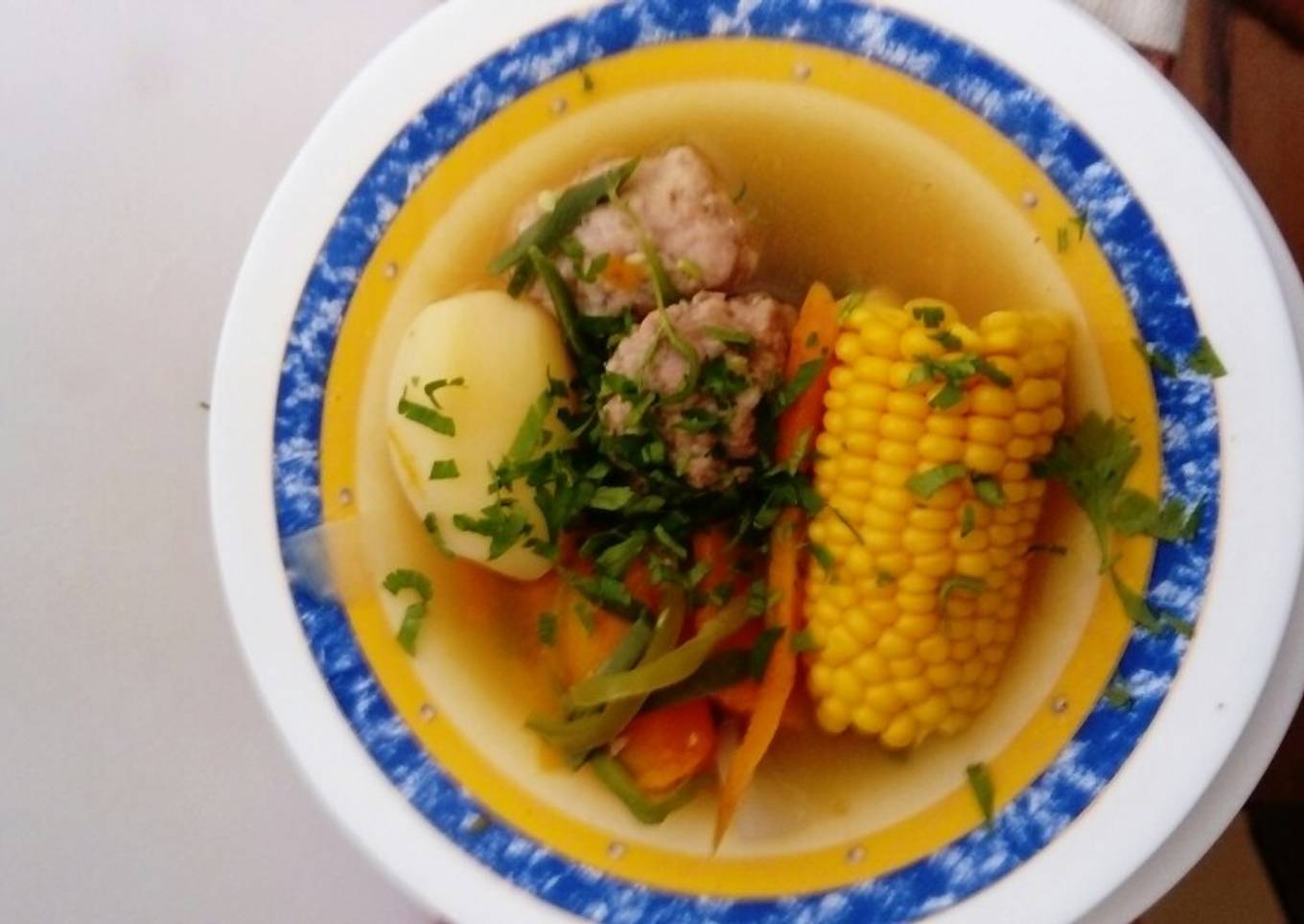 Cazuela de albóndigas