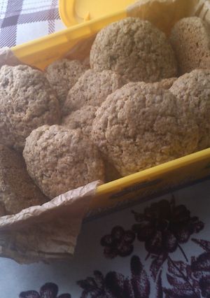 Una foto de Galletas integrales Avena Nuez