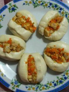 Foto resep ROTI MANTAU ISI AYAM WORTEL