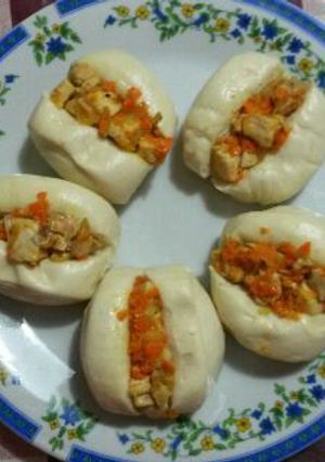 Foto resep ROTI MANTAU ISI AYAM WORTEL