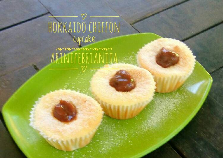 Hokkaido chiffon cupcake