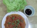 Đậu hũ sốt cà