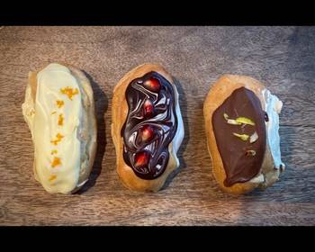 Easy Making Recipe Eclairs fillings Delicious and Healthy