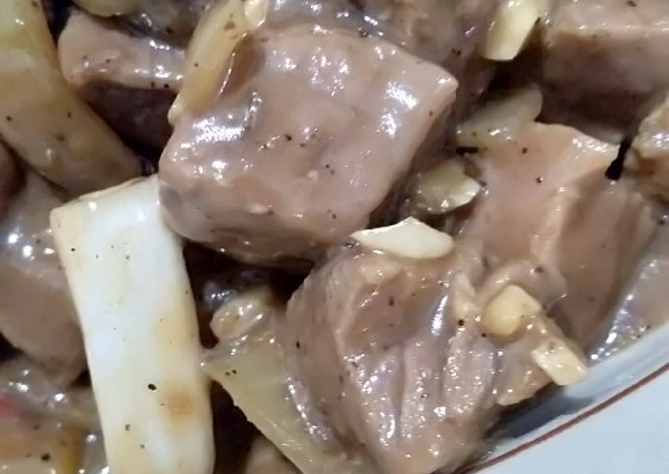 Daging sapi lada Hitam