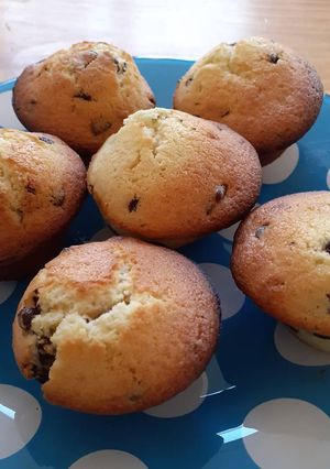 Une photo de Muffins aux pépites de chocolat