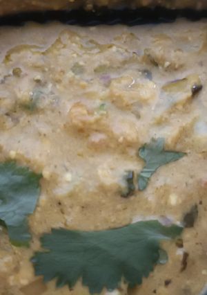 A picture of Paneer ki sabzi.