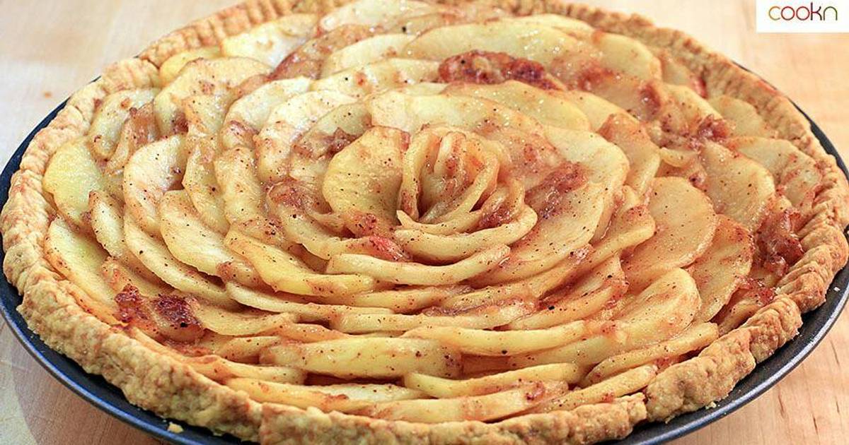 تارت التفاح بحشوة الكاسترد بالصور من Cookn Ksa كوكباد