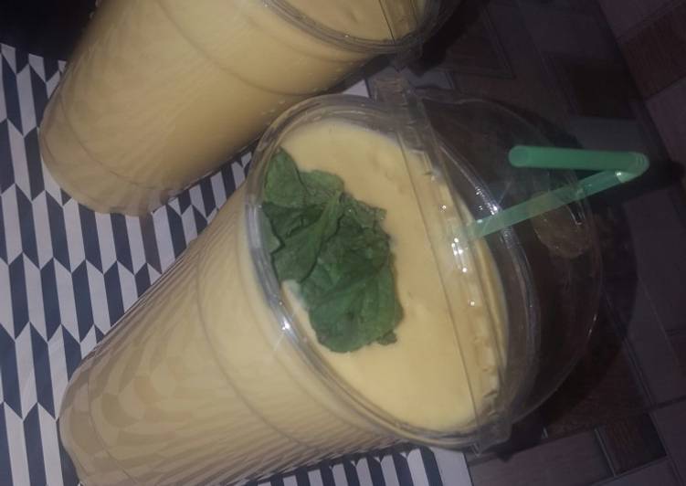 Simple Way to Make Any-night-of-the-week Mango lassi
