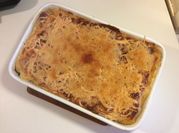 Une photo de lasagne aux blettes
