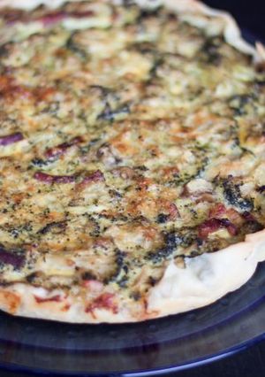 Foto principal de Quiche de grelos y bacon