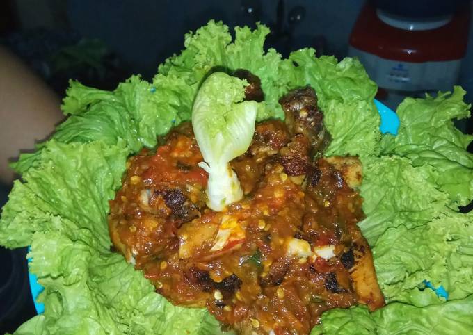 Ayam geprek sambel jahe