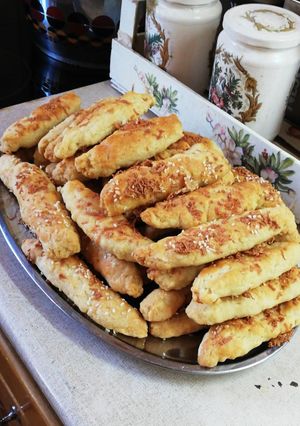 Φωτογραφία της συνταγής Κριτσίνια με τυρί!!! 🍕