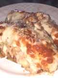 Canelones de verdura y pollo