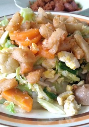 Foto resep Capjay sayur warna warni