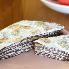 A picture of Sugar-free pancake cake 🥞.