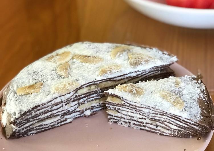 Recipe: Tasty Sugar-free pancake cake 🥞