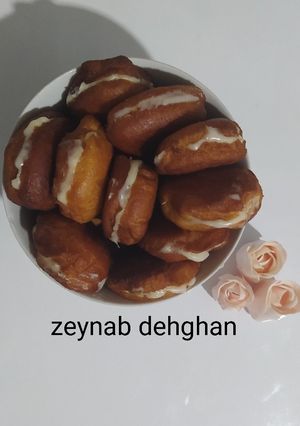 عکسی از دستور پیراشکی کرم دار 🥯