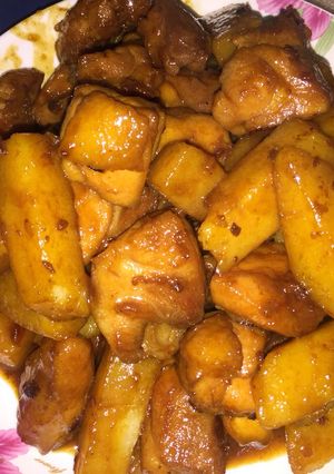 Foto resep Ayam kentang kecap manis