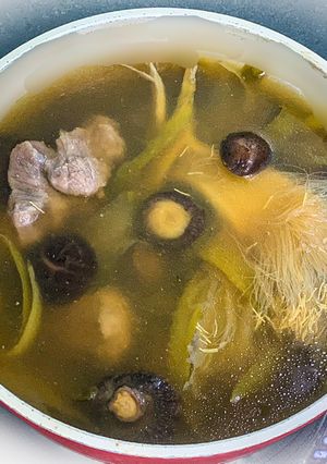 Hình của món Canh mù phá cỏ.