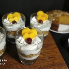 A picture of Mango mousse (Healthy cake).