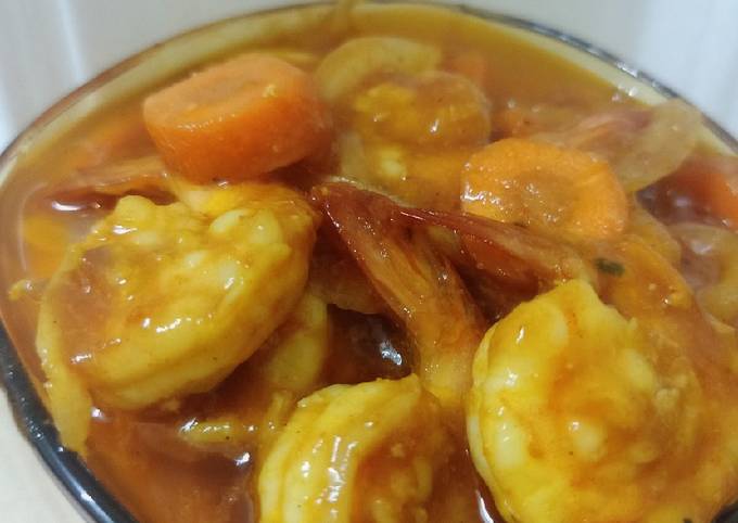 Resipi Udang Masak Sos Simple Oleh Nurul Atikahz Firdausz Cookpad