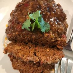 A picture of Mexican Meatloaf.