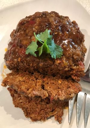 A picture of Mexican Meatloaf.