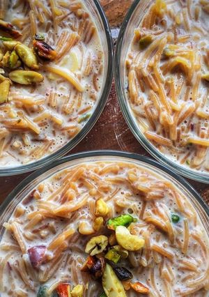 A picture of Semiya Payasam / Seviya Kheer.